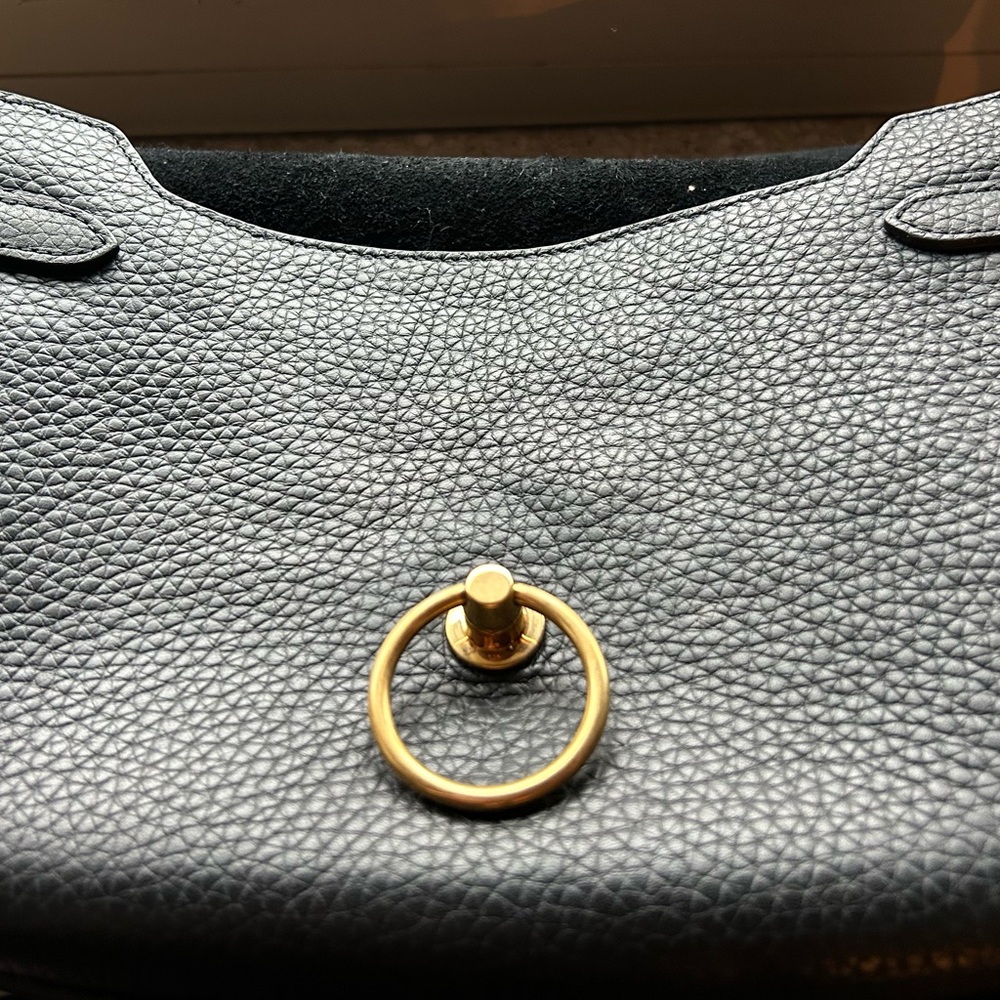 Mulberry Amberly Medium Satchel Black w/Gold Hardware EUC - Picture 15 of 15